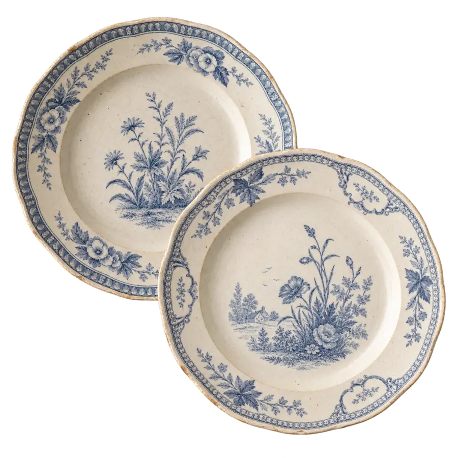 Assiettes anciennes